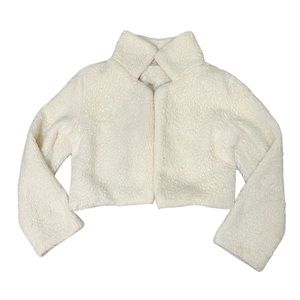 American Diva | Cream Teddy Jacket